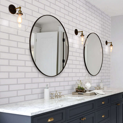 10 mm London Tile Gloss Duschpaneel 1 m x 2,4 m