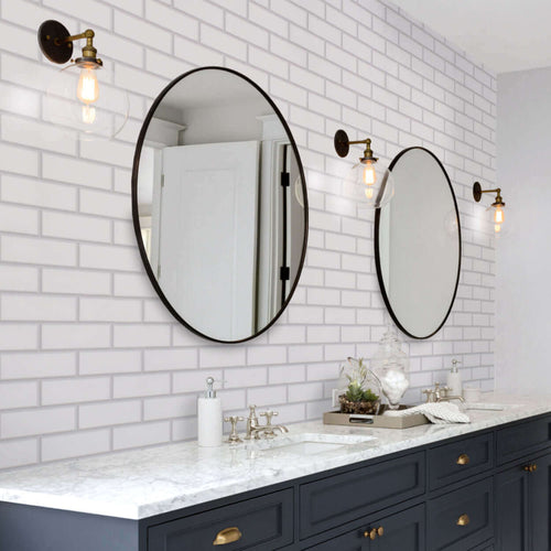 10 mm London Tile Gloss Duschpaneel 1 m x 2,4 m