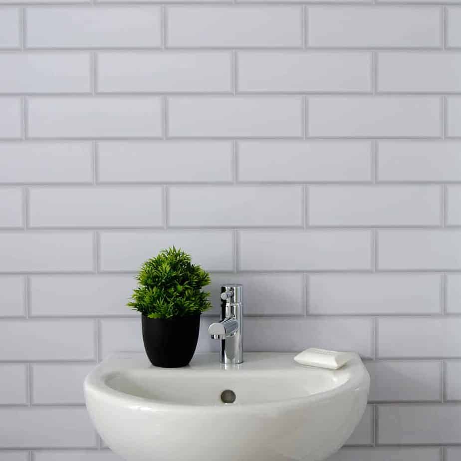 10 mm London Tile Gloss Duschpaneel 1 m x 2,4 m