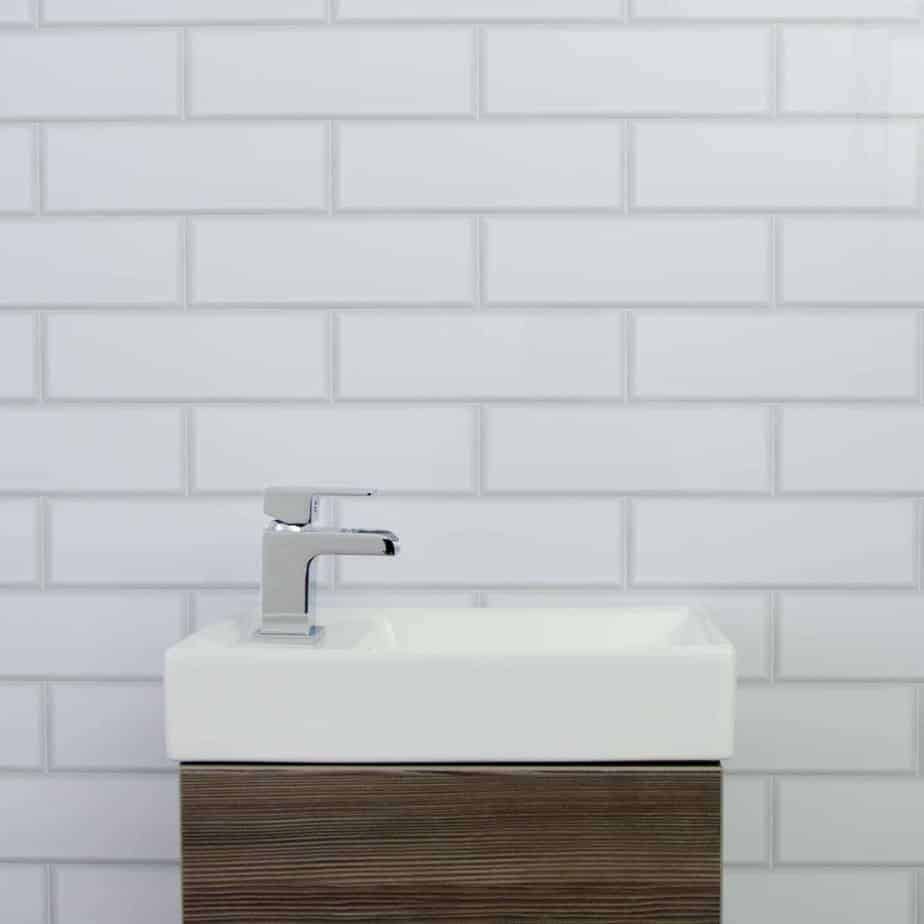 10 mm London Tile Gloss Duschpaneel 1 m x 2,4 m