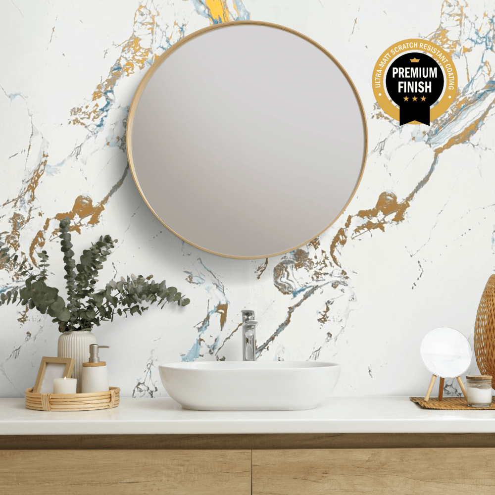 10 mm Oro Blue Ultra Matt Duschpaneel 1 m x 2,4 m