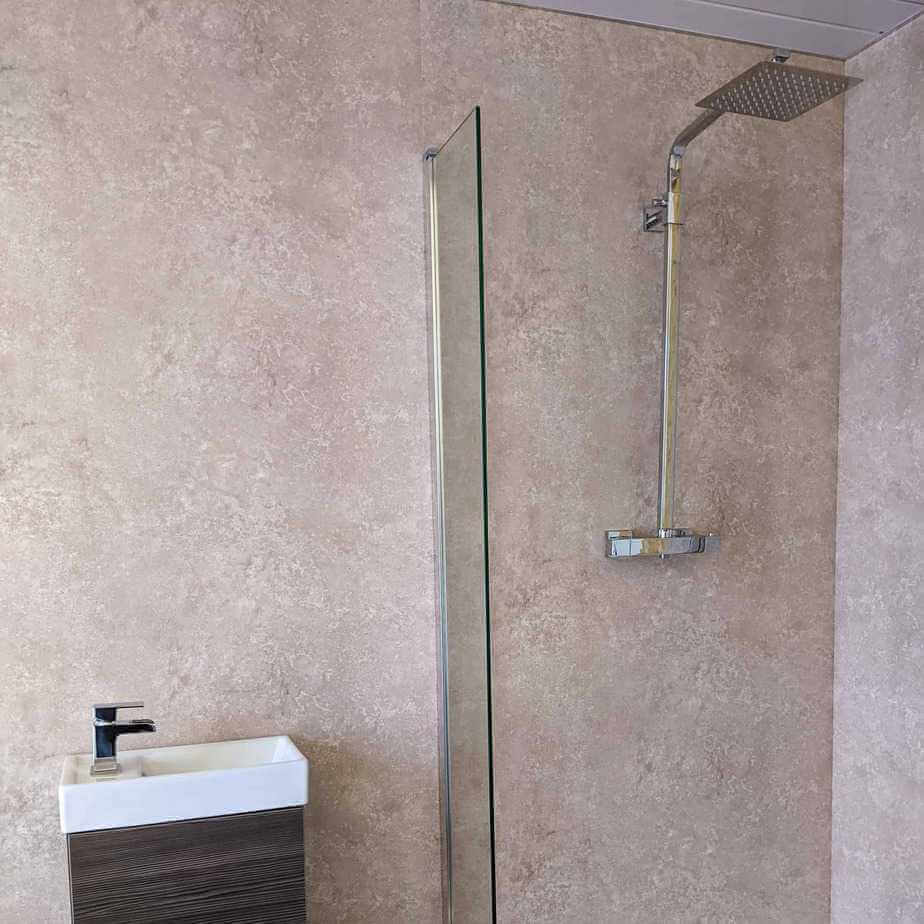10 mm York Stone Matt Duschpaneel 1 m x 2,4 m