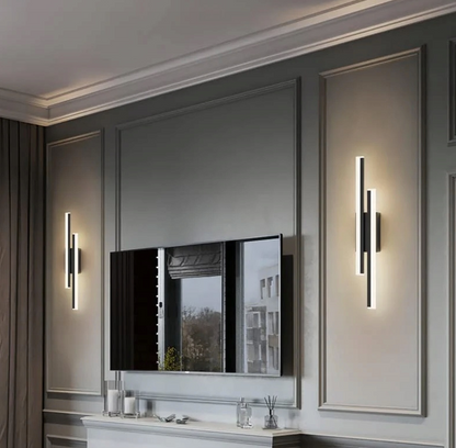 Schwarze LED-Leuchte im Loft-Stil, 16 W