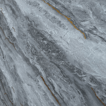 10 mm starke, vergoldete, graue Hochglanz-Duschwand, 1 m x 2,4 m