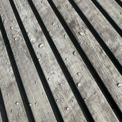 Wandpaneel AquaGuard Lamellenwand, verwittert grau (2er-Pack)