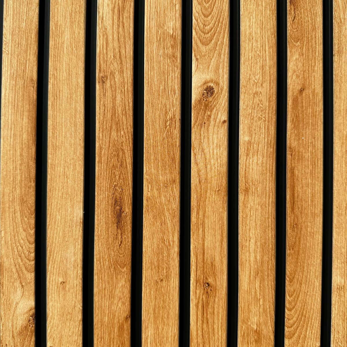 AquaGuard-Lamellenwandpaneel aus Eiche natur (2er-Pack)