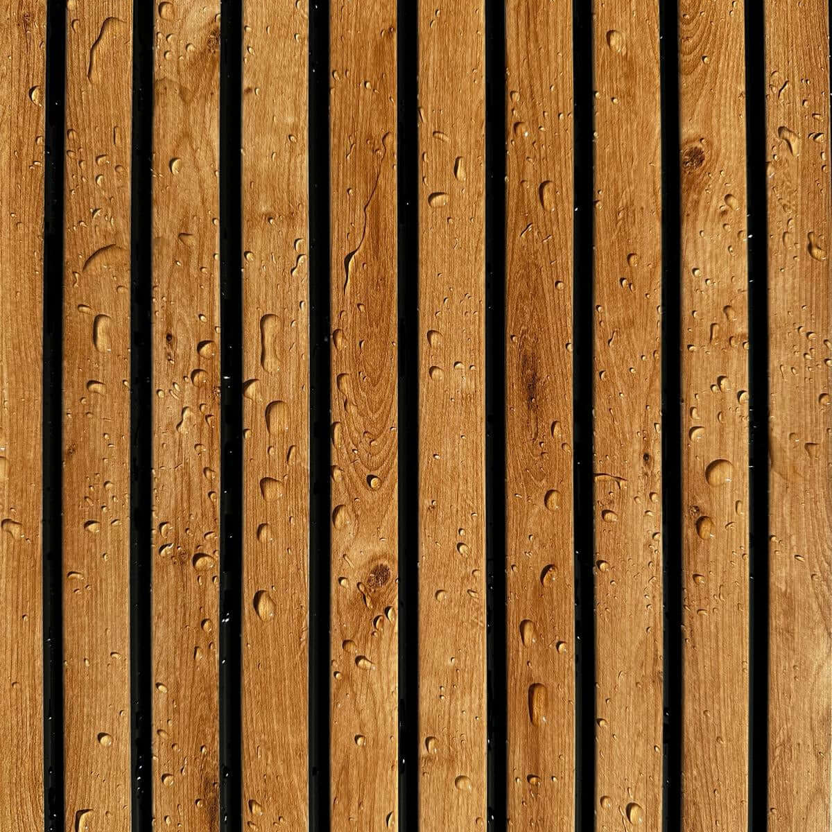 AquaGuard-Lamellenwandpaneel aus Eiche natur (2er-Pack)