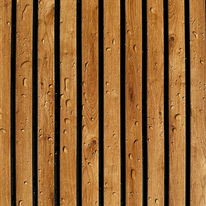 AquaGuard-Lamellenwandpaneel aus Eiche natur (2er-Pack)