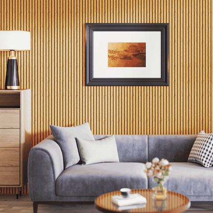 AquaGuard-Lamellenwandpaneel aus Eiche natur (2er-Pack)