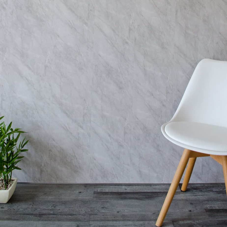 8 mm Wandpaneel aus sturmgrauem Marmor für Badezimmer, 2,6 m