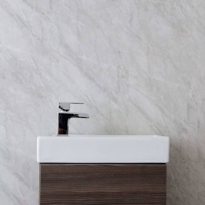 8 mm Wandpaneel aus sturmgrauem Marmor für Badezimmer, 2,6 m