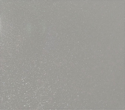 10 mm starke, graue, glänzende Duschwand mit Schimmer, 1 m x 2,4 m