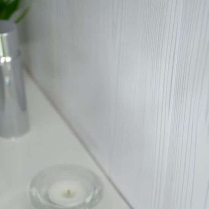 8 mm weiße, matte Holzpaneele für Badezimmerwand und -decke, 2,6 m